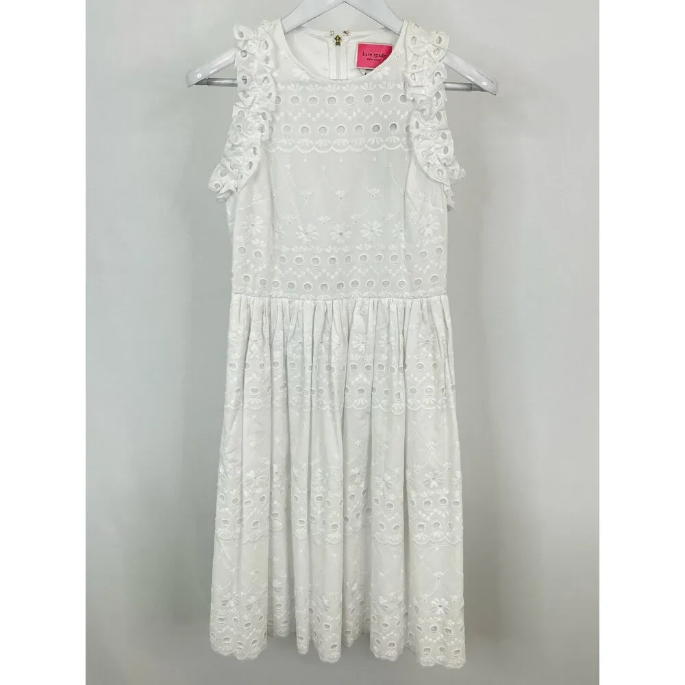 KATE SPADE Size 2 White Women Dress